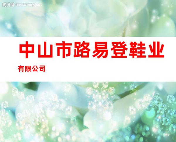 中山市路易登鞋业有限公司